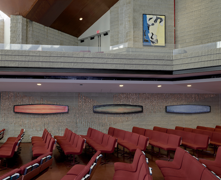 John Tracey, Installation of paintings and sculpture, First Church Boston