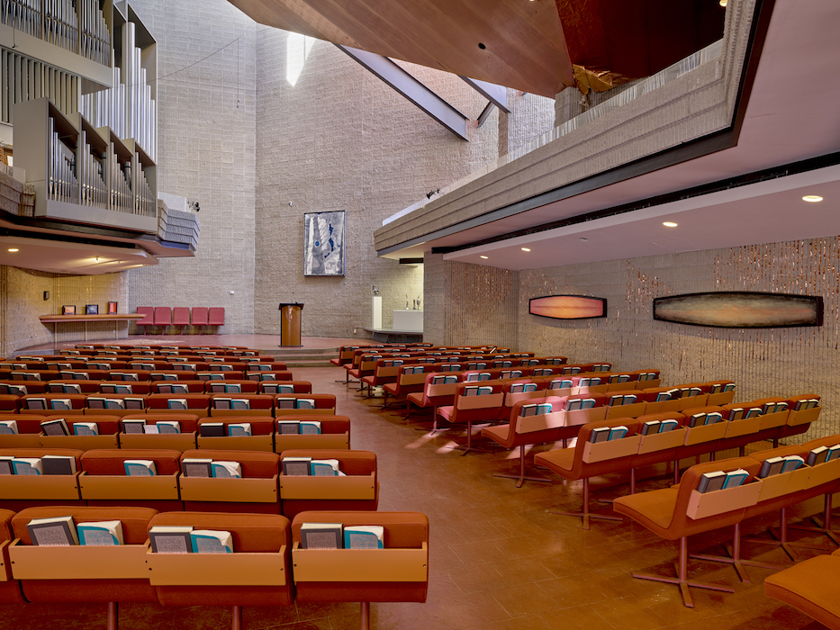 John Tracey, Installation of paintings and sculpture, First Church Boston