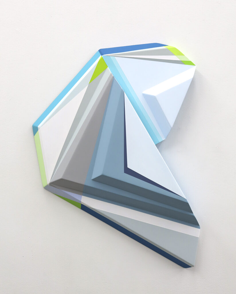 Rachel Hellmann, Crystalline, Acrylic on poplar, 29inx22inx3.5in