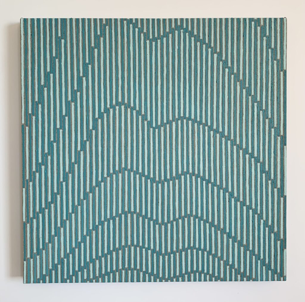 Marc Schepens,Untitled(October 14,2022), oil on linen, 20 x 20 inches