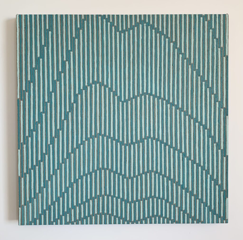 Marc Schepens,Untitled(October 14,2022), oil on linen, 20 x 20 inches
