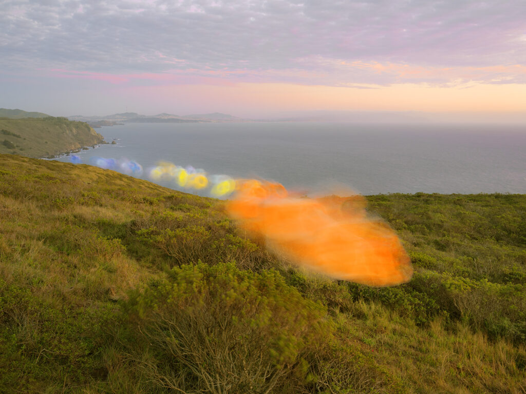 Thomas Jackson, Tulle 48v1, Stinson Beach, CA, 2023, archival pigment print, 20 x 27, 30 x 40, 48 x 62 inches