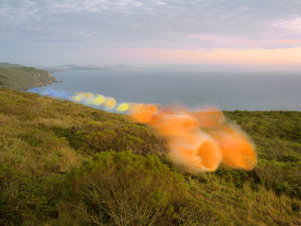 Thomas Jackson, Tulle 48v2, Stinson Beach, CA, 2023, archival pigment print, 20 x 27, 30 x 40, 48 x 62 inches