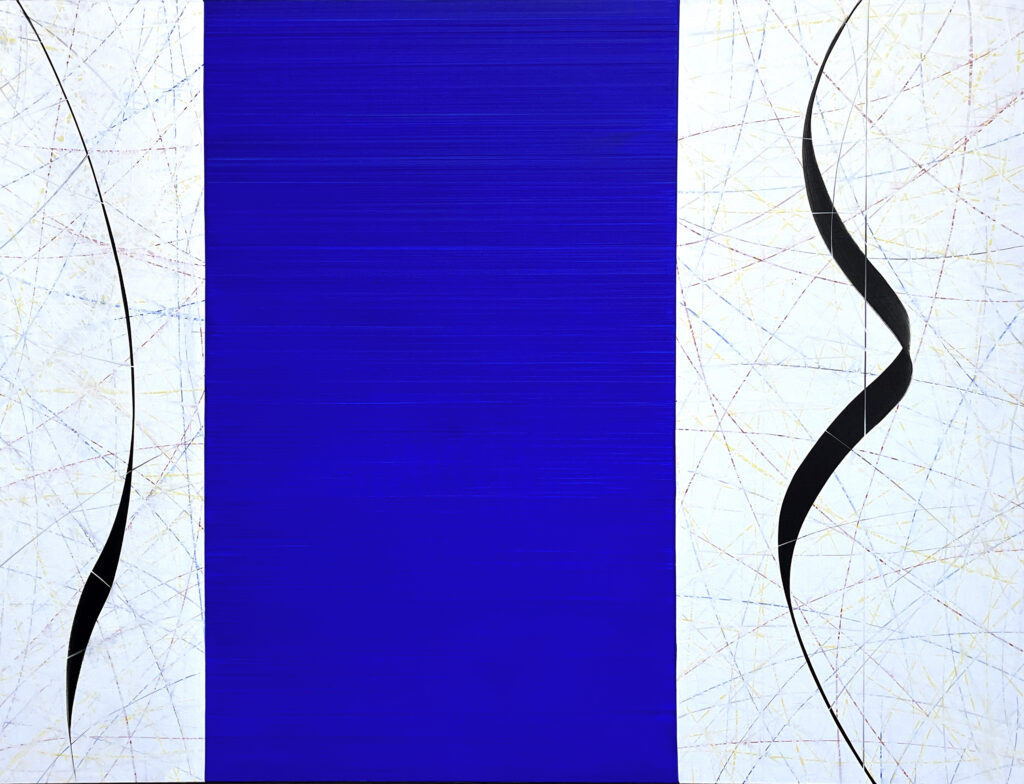 David Moore, Compositus XVI, oil on linen, 36 x 48 inches