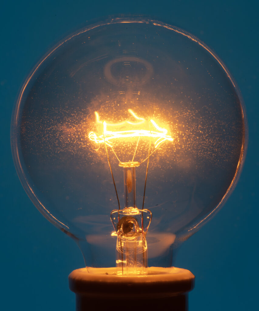 Amanda Means, Light Bulb 13, 2025, archival Pigment Print, 24 x 20 inches, 31 x 26 inches, 42 x 35 inches