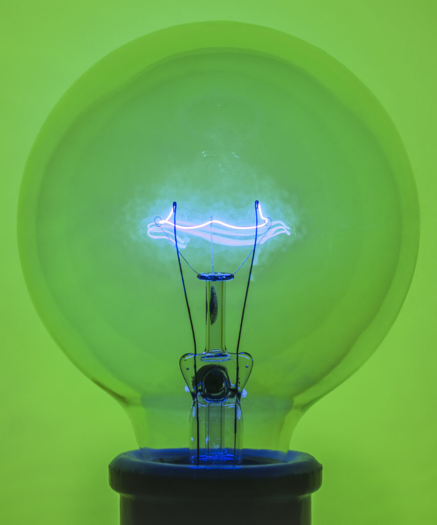 Amanda Means, Light Bulb 25, 2025, archival Pigment Print, 24 x 20 inches, 31 x 26 inches, 42 x 35 inches