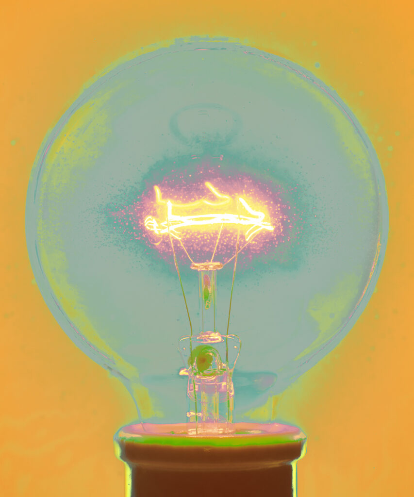 Amanda Means, Light Bulb 27, 2025, archival Pigment Print, 24 x 20 inches, 31 x 26 inches, 42 x 35 inches