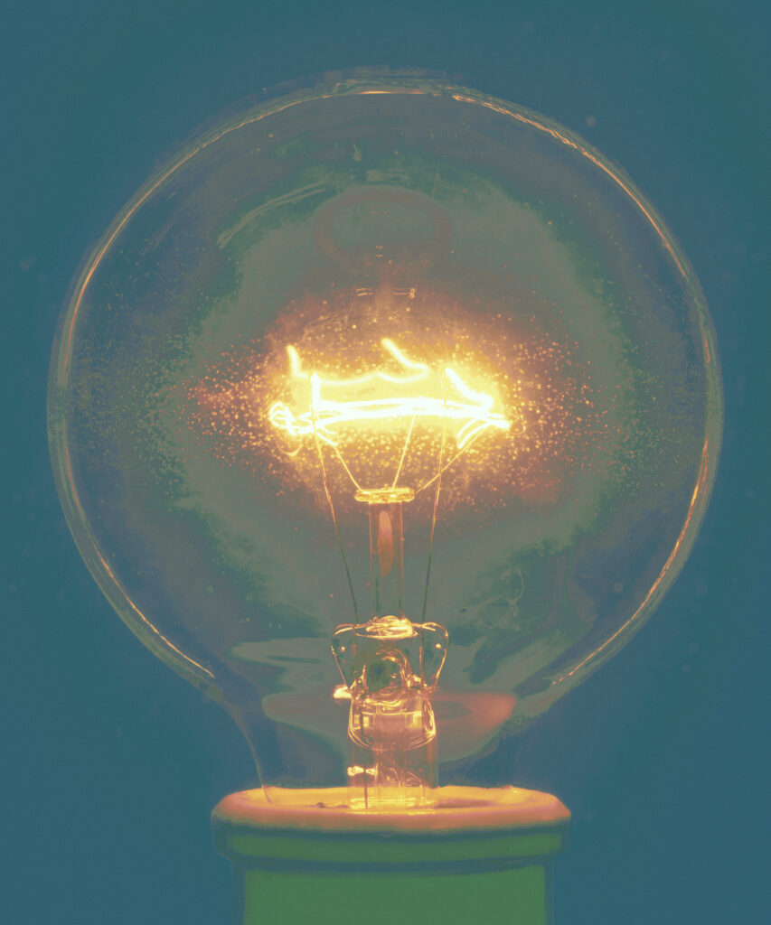 Amanda Means, Light Bulb 24, 2025, archival Pigment Print, 24 x 20 inches, 31 x 26 inches, 42 x 35 inches